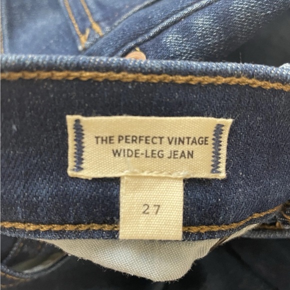Madewell Women's The Perfect Vintage Wide-Leg
Jeans - Dark Wash - 27- NWT - Picture 3 of 14